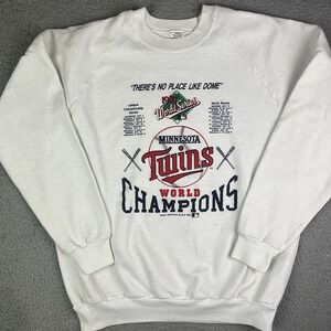 Vintage Minnesota Twins 1987 World Series Champion Sweater MLB Baseball Crewneck